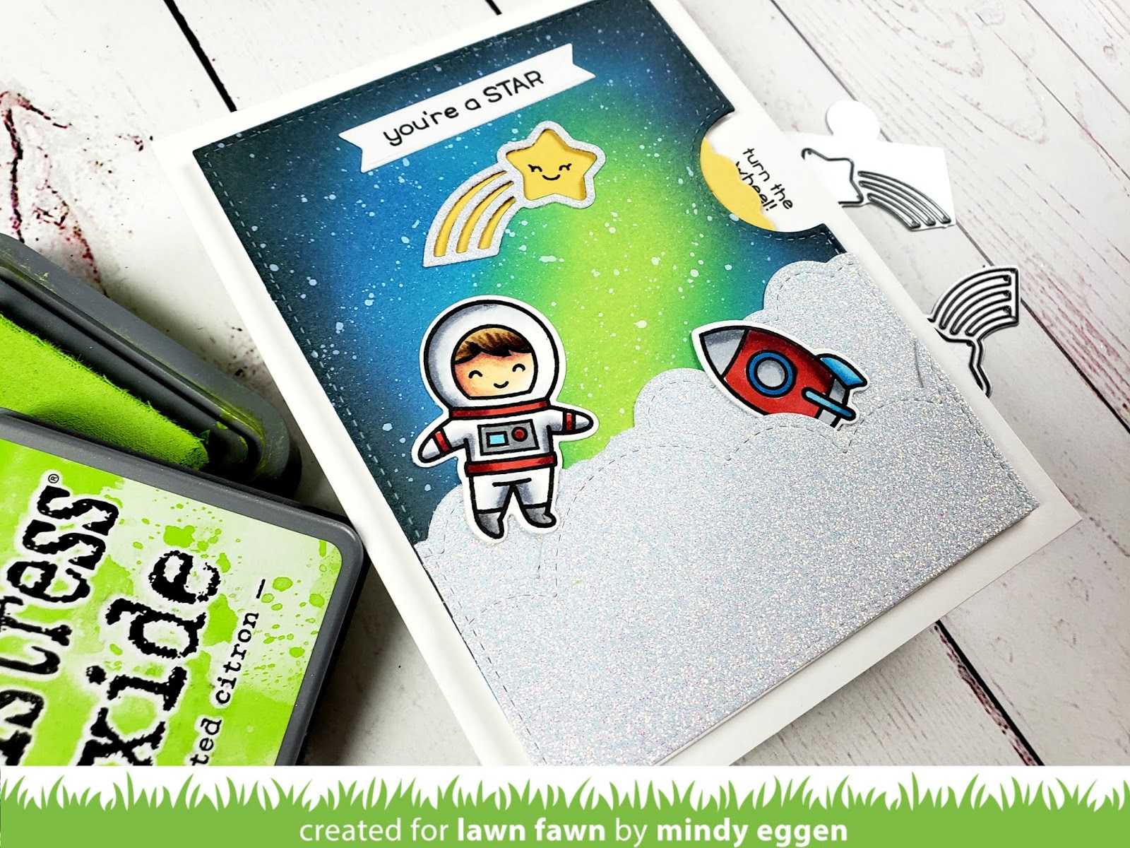 Shooting Star Reveal Wheel Mindy Eggen Design