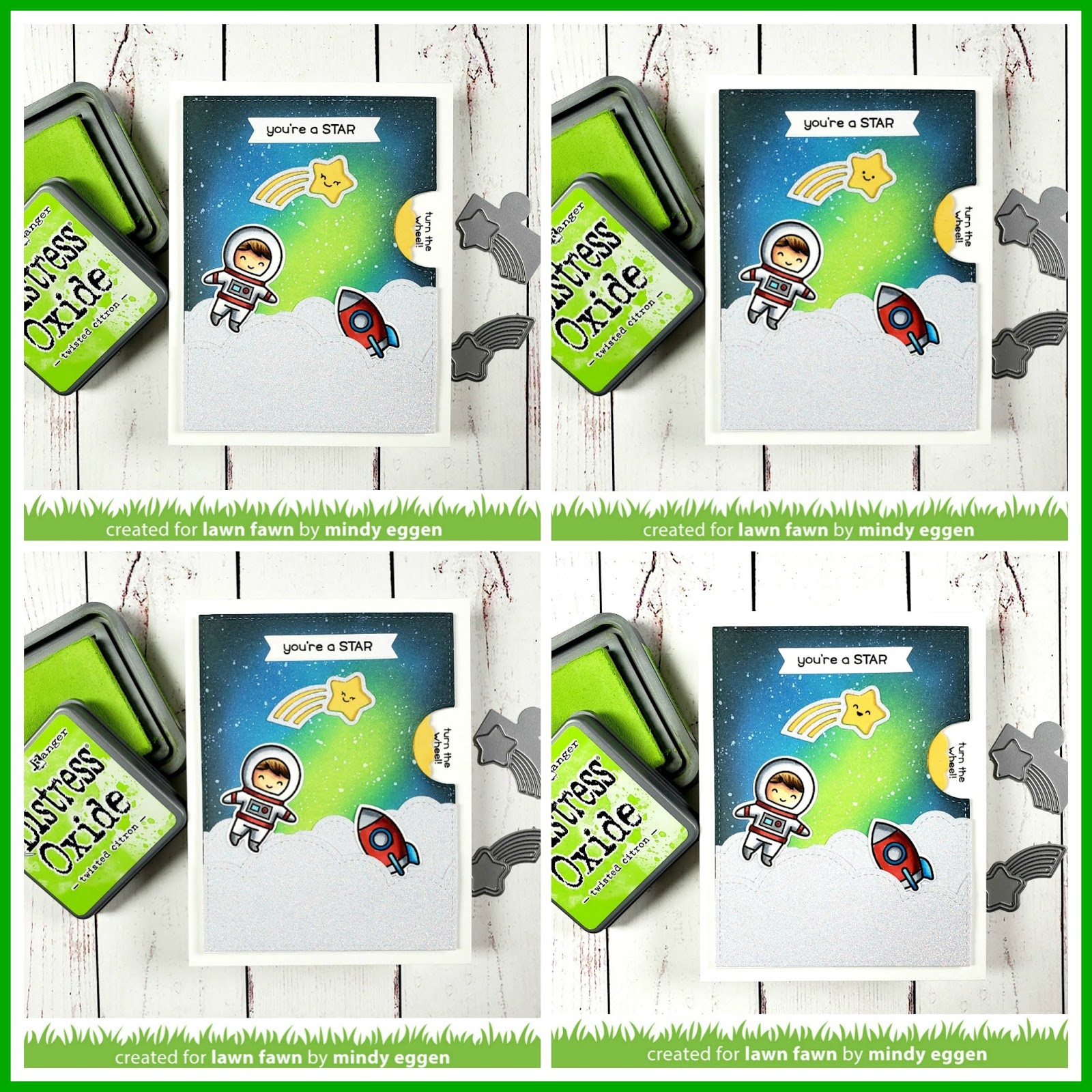 Shooting Star Reveal Wheel Mindy Eggen Design