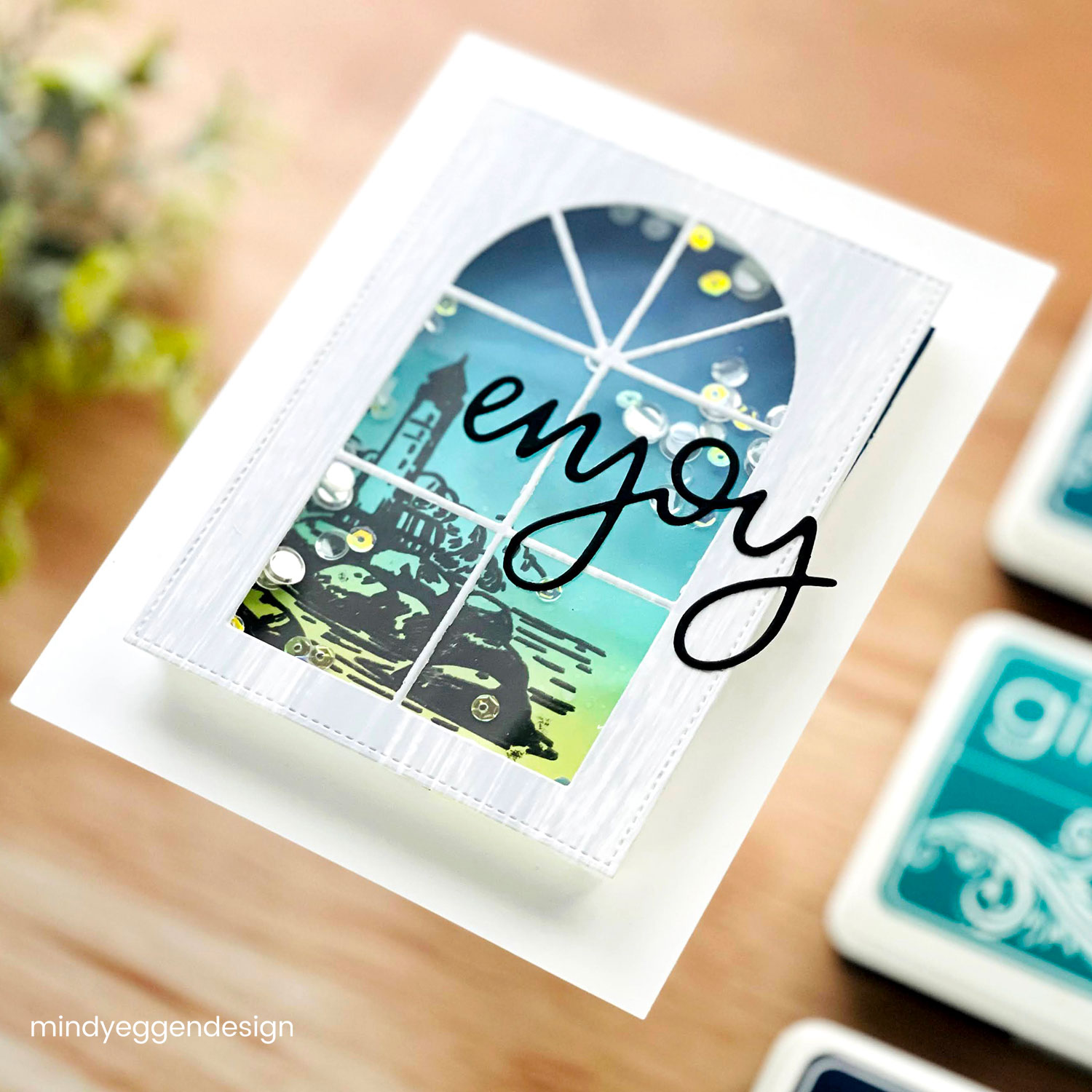 Video Quick Clean And Simple Shaker Card Mindy Eggen Design